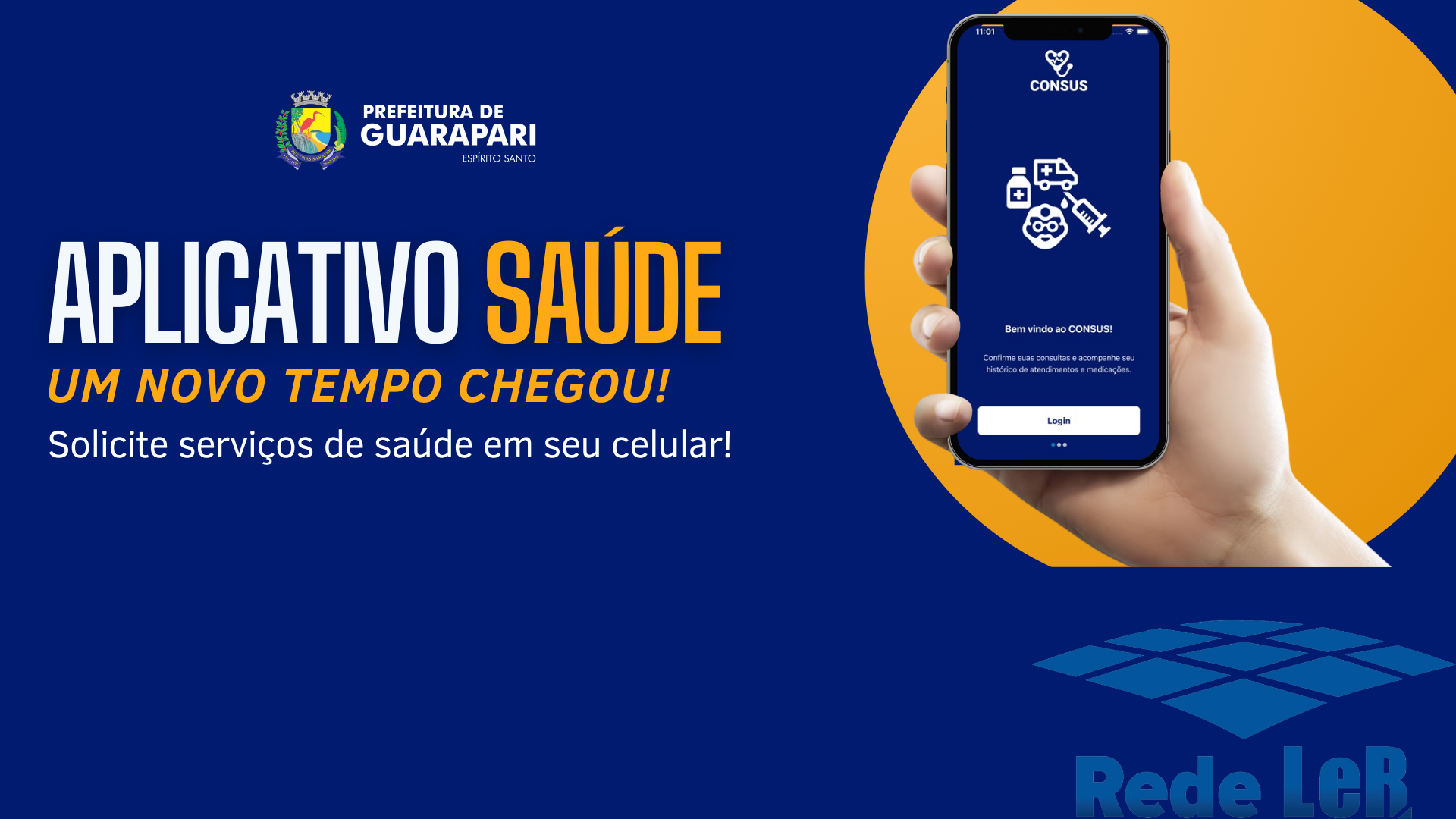 Leia mais sobre o artigo Guarapari inova na saúde com o lançamento do aplicativo CONSUS