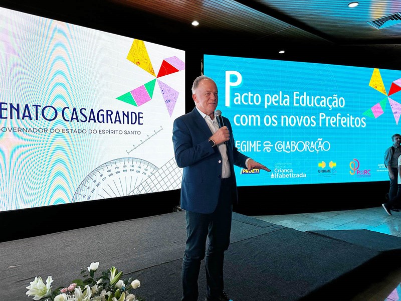 Leia mais sobre o artigo Governador Casagrande apresenta o Pacto pela Educação aos novos prefeitos