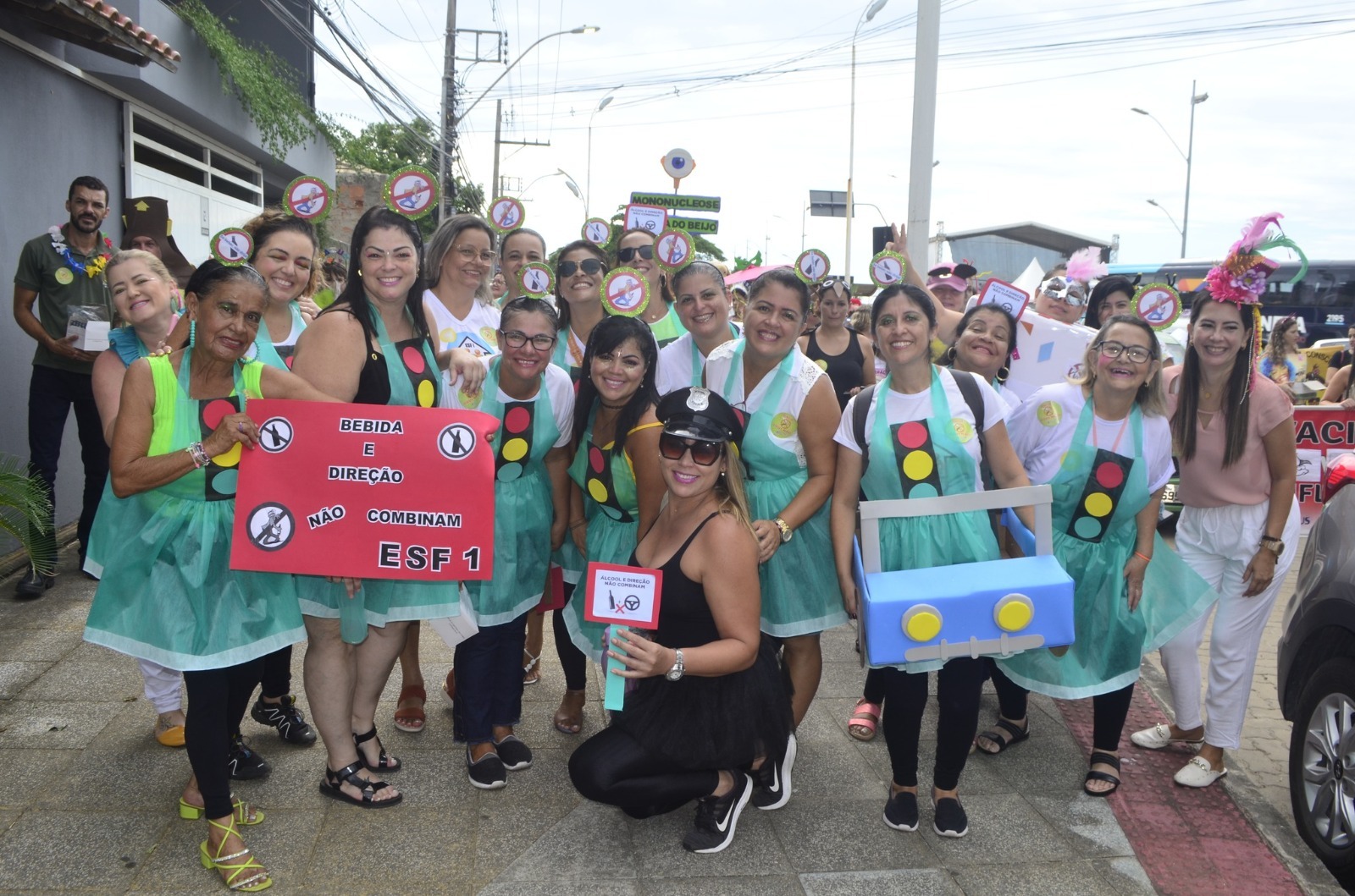 Leia mais sobre o artigo Bloco da Saúde abre o Carnaval de Anchieta com muita diversão e informação