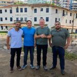 Governo inicia obras de restauro do Radium Hotel e da Praça Ciríaco Ramalhete de Oliveira, em Guarapari