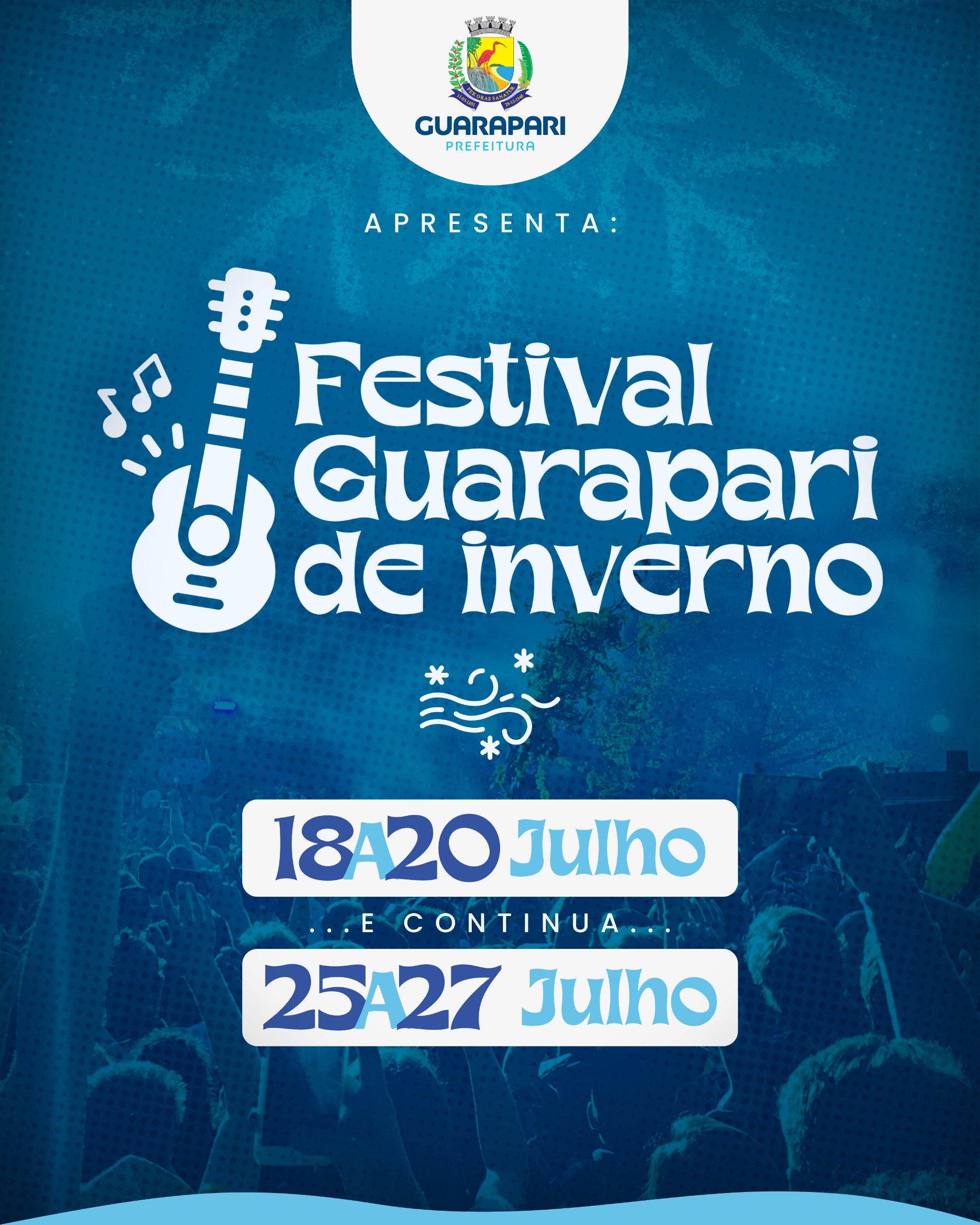Leia mais sobre o artigo Festival Guarapari de Inverno 2025 amplia programação e traz quase 50 shows em seis dias de evento