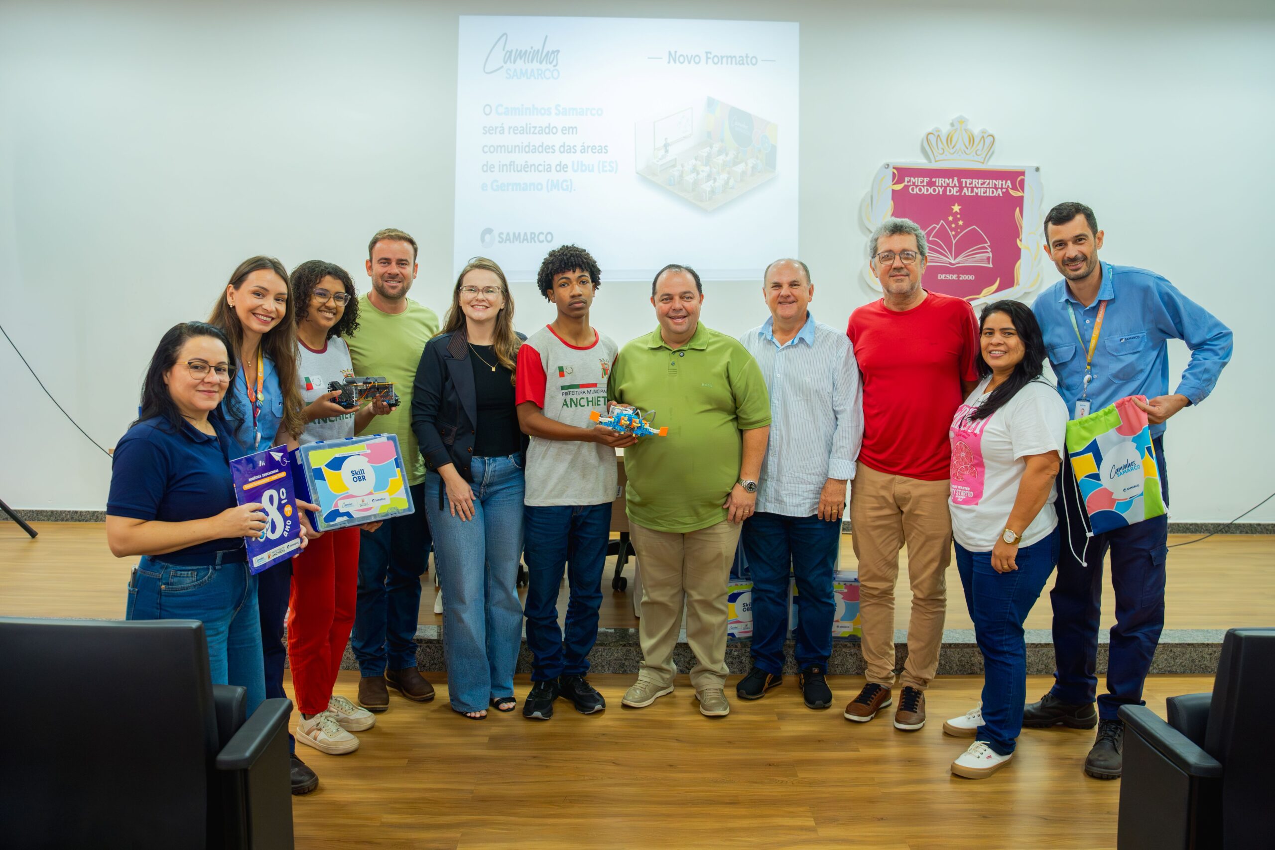 Leia mais sobre o artigo SAMARCO inicia nova fase do Caminhos SAMARCO com robótica educacional em escolas de MG e ES