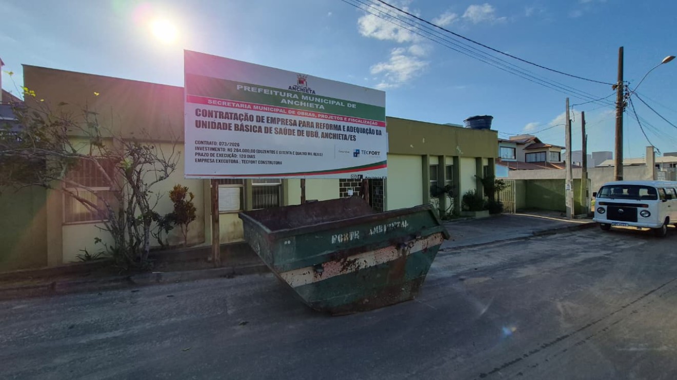 Saiba como fica o atendimento das unidades de Ubu e Parati durante a reforma