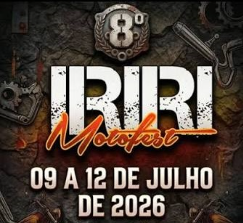 Iriri Moto Fest 2026 promete quatro dias de muito rock, motociclismo e outras atrações
